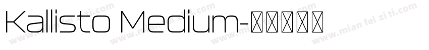 Kallisto Medium字体转换